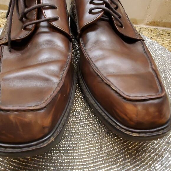 ‎ECCO Brown Leather Oxfords - Size 44 (10-10.5) main image 5